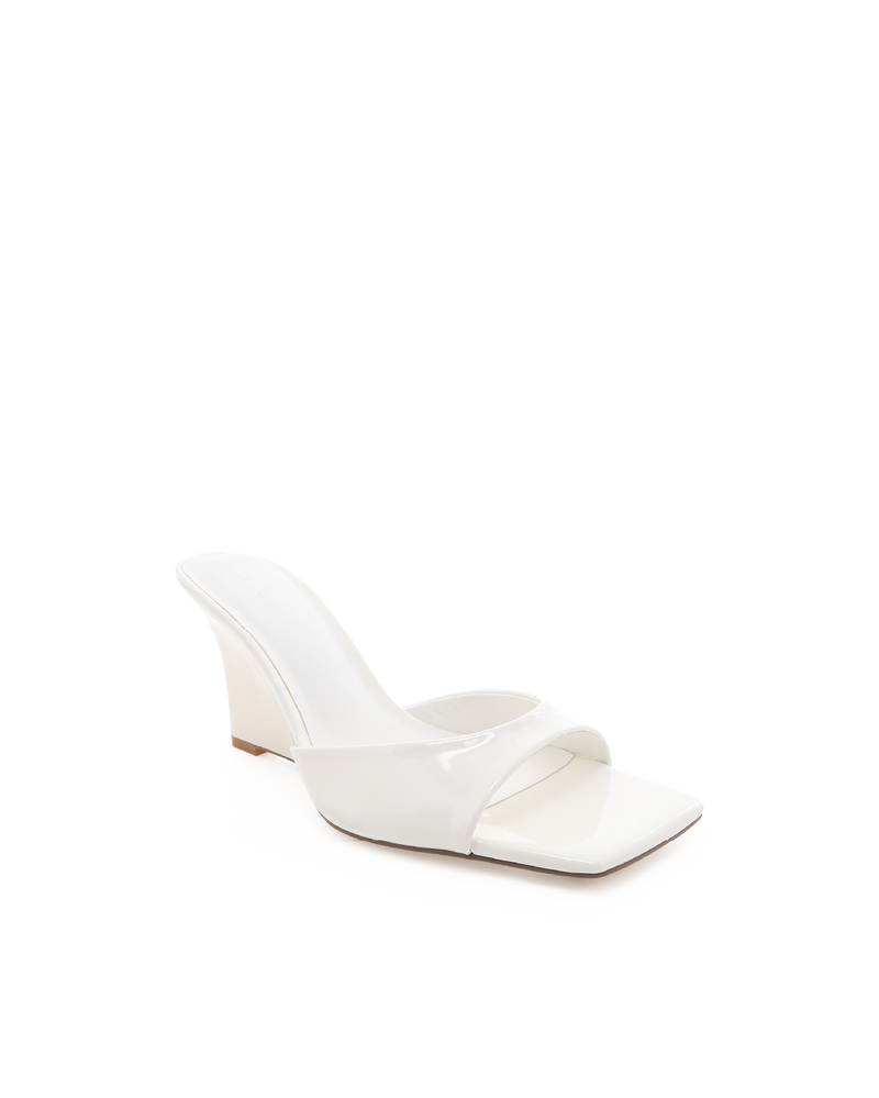 NEAVE - WHITE PATENT-Wedges-Billini-Billini