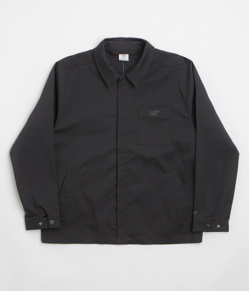 New Balance Numeric Coaches Twill Jacket in Black