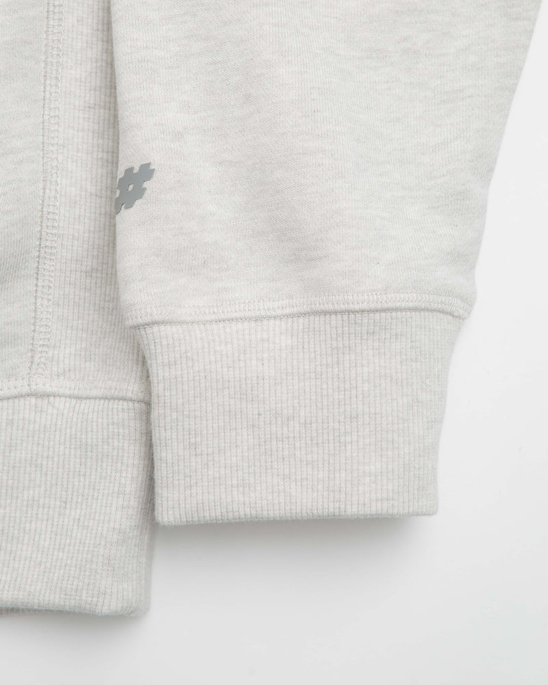 New Balance Numeric French Terry Hoodie in Oatmeal Heather