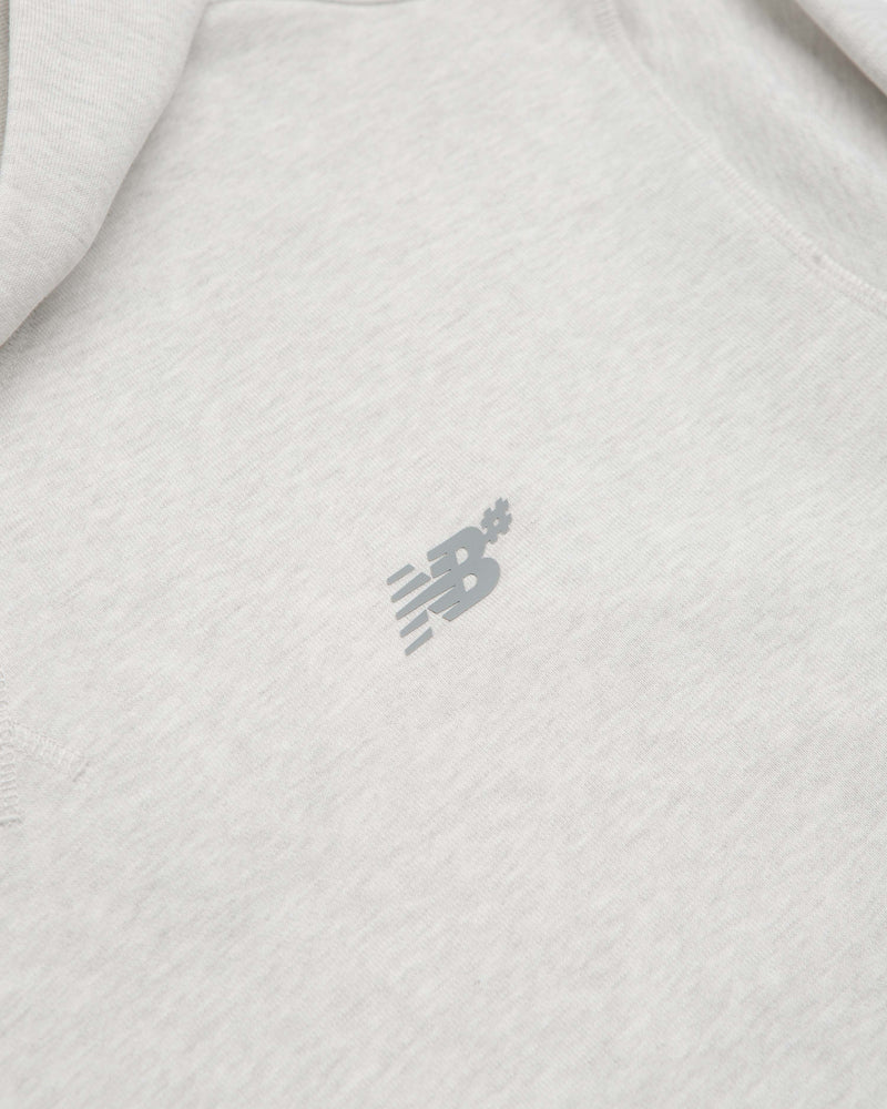New Balance Numeric French Terry Hoodie in Oatmeal Heather