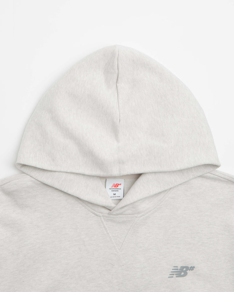 New Balance Numeric French Terry Hoodie in Oatmeal Heather