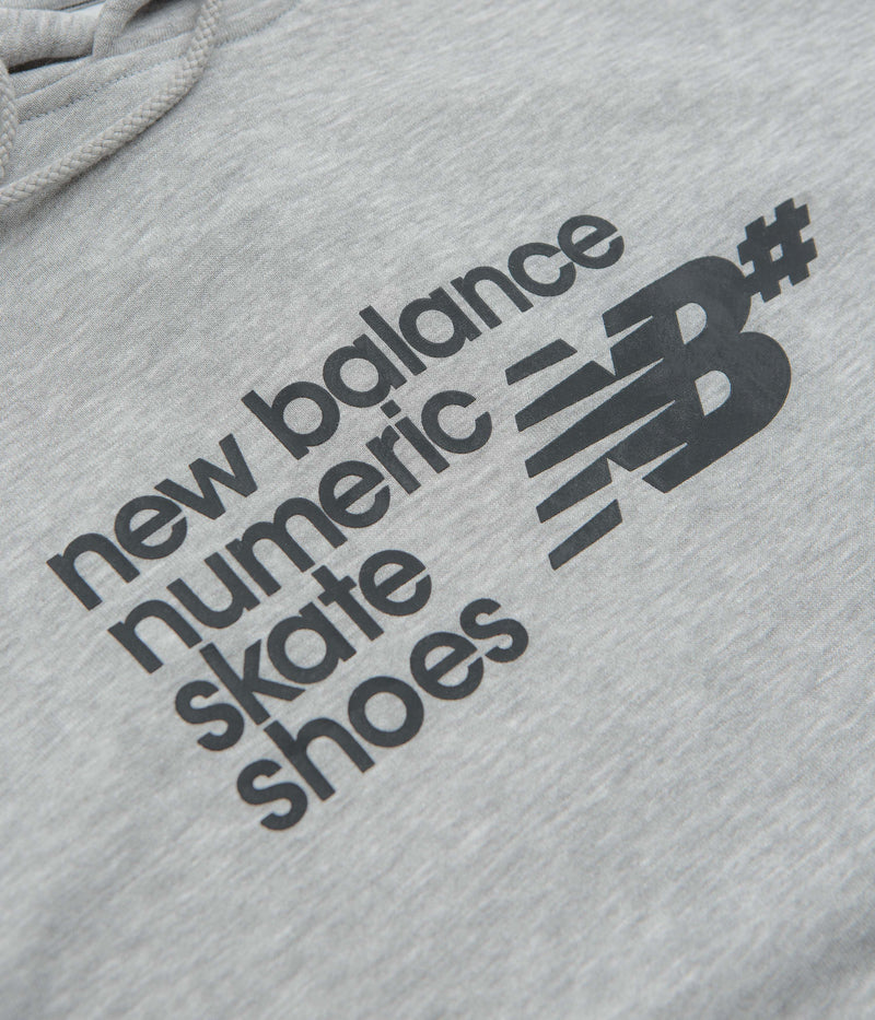 New Balance Numeric Logo Hoodie in Athletic Grey Heather