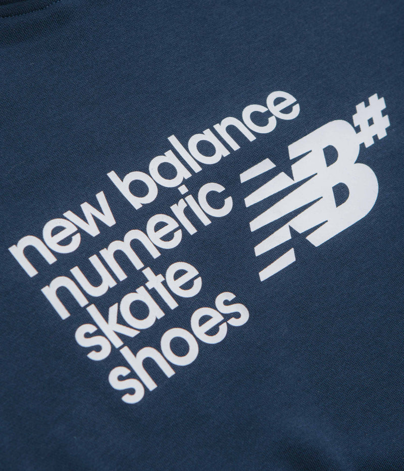 New Balance Numeric Logo Hoodie in Navy