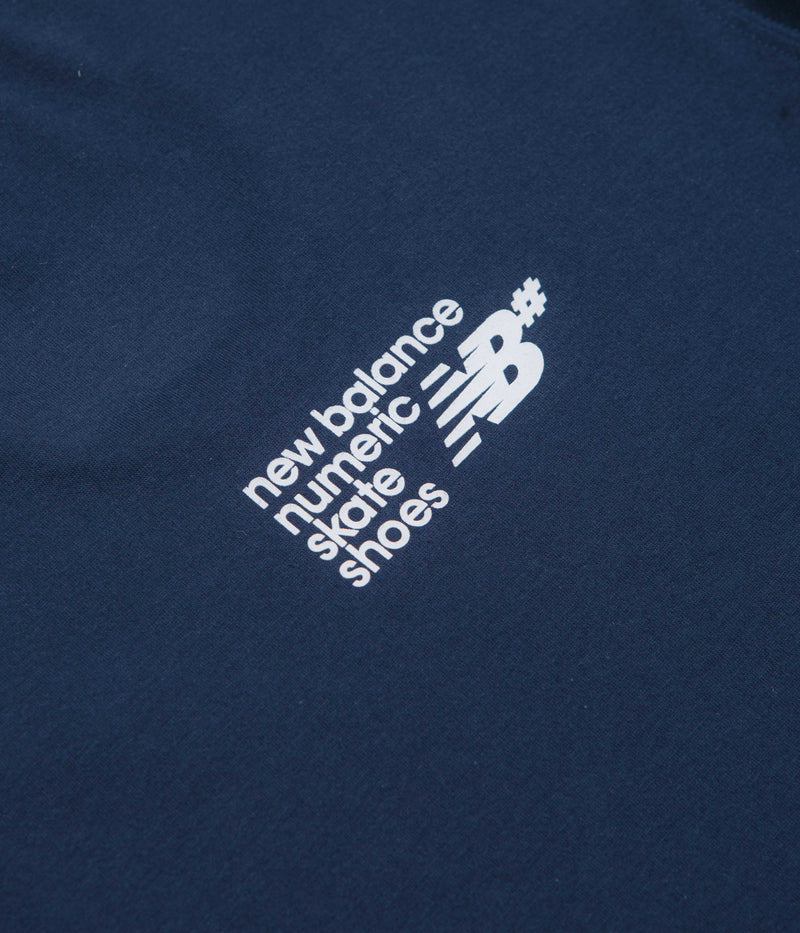New Balance Numeric Small Logo T-Shirt in Navy
