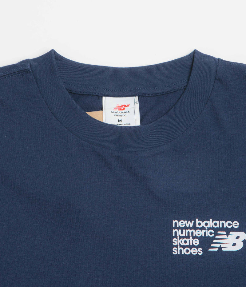 New Balance Numeric Small Logo T-Shirt in Navy