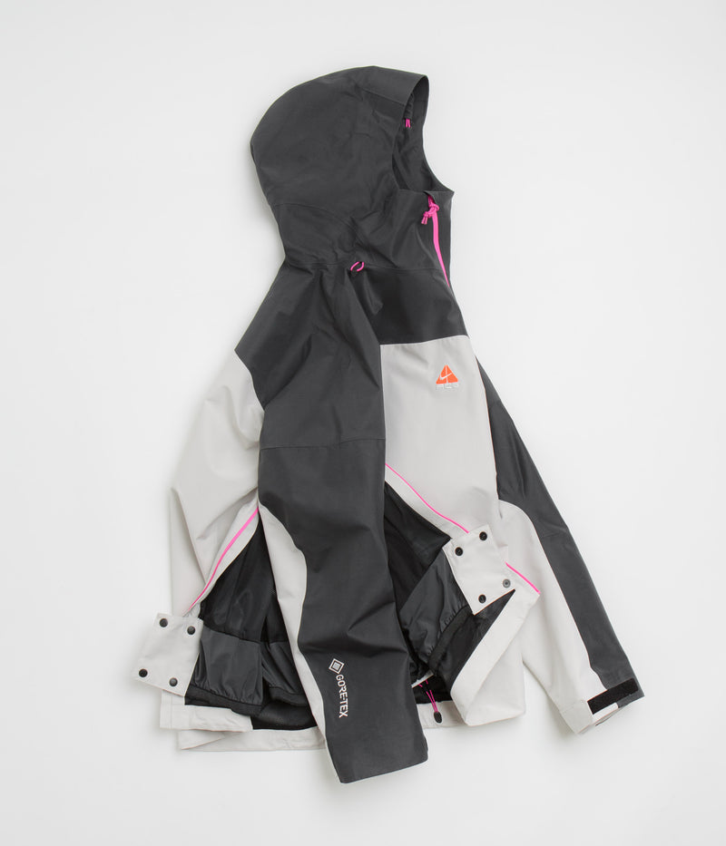 Nike ACG Chena Vortex Jacket in Light Orewood Brown and Anthracite / Summit White