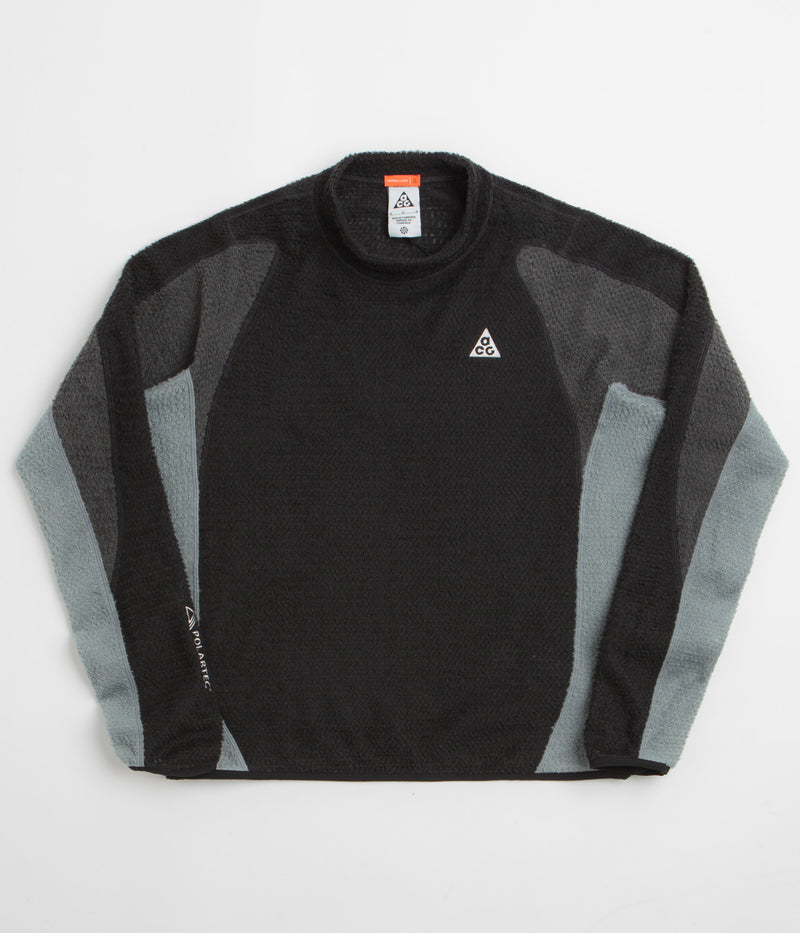 Nike ACG Lichen Crewneck Sweatshirt in Black and Anthracite / Cool Grey / Summit White