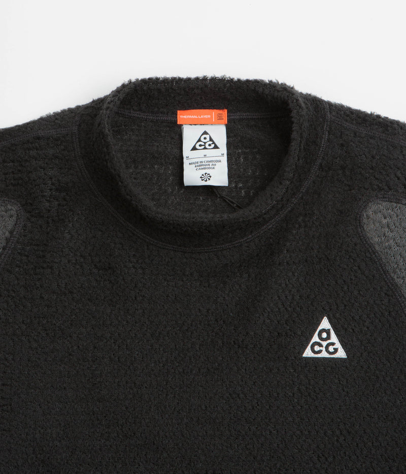 Nike ACG Lichen Crewneck Sweatshirt in Black and Anthracite / Cool Grey / Summit White