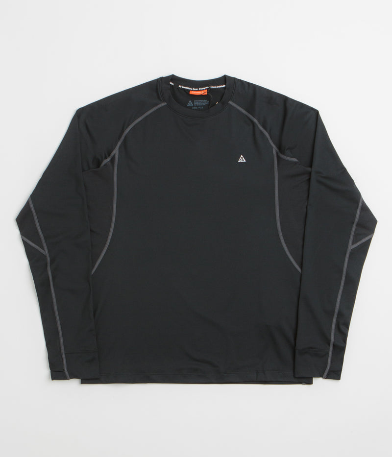 Nike ACG Wildsee Long Sleeve T-Shirt in Black and Anthracite / Summit White