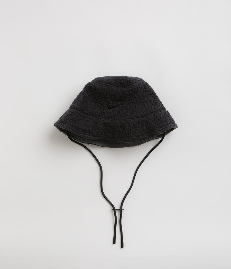 Nike Apex Outdoor Bucket Hat in Black and Iron Grey / Black