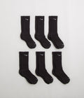 Nike Everyday Plus Cushioned Socks (6 Pack) in Black and White