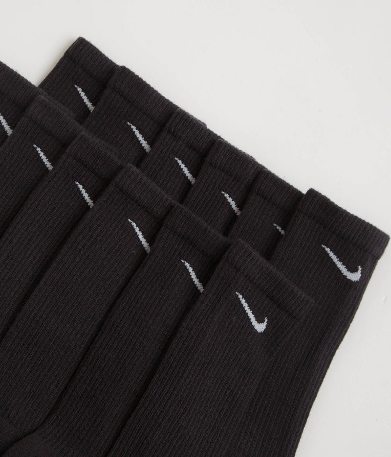 Nike Everyday Plus Cushioned Socks (6 Pack) in Black and White