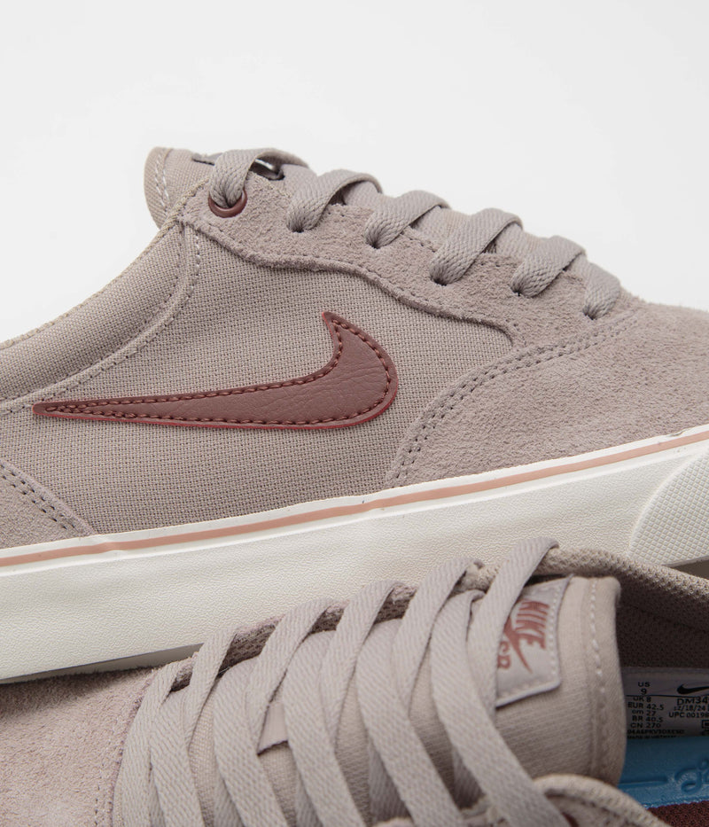 Nike SB Chron 2 Shoes in Malt and Red Sepia and Phantom - Particle Pink