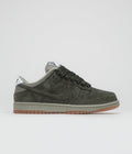 Nike SB Dunk Low Pro B Shoes in Sequoia and Sequoia and Light Army - White