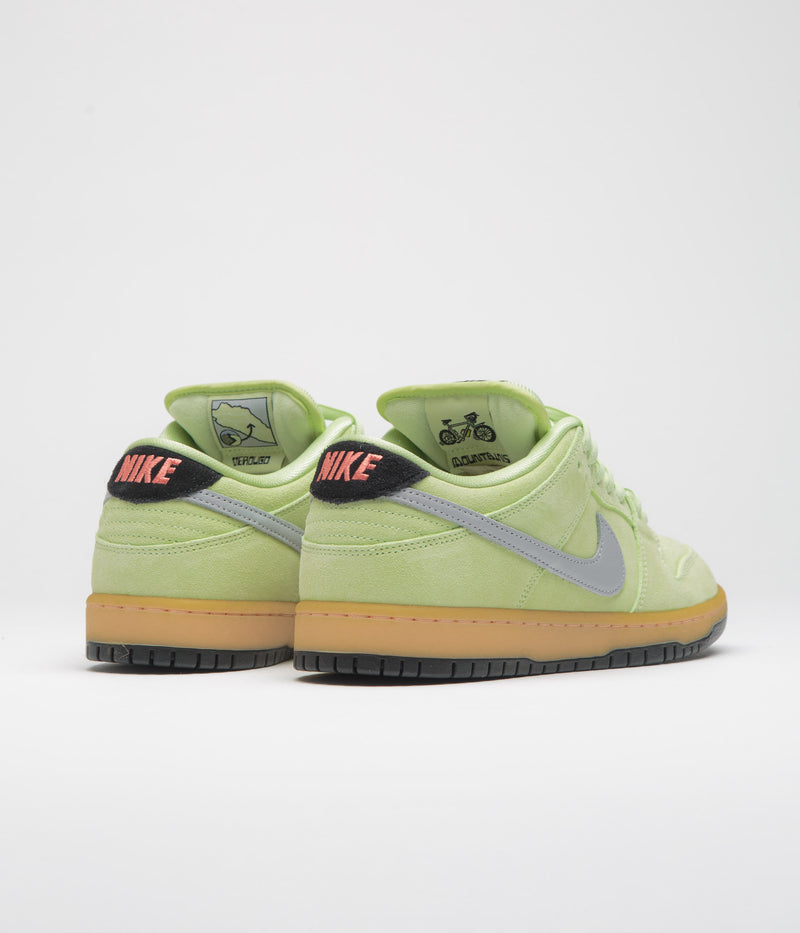 Nike SB Dunk Low Pro Premium 'Verdugo Mountain' Shoes in Pistachio Frost and Wolf Grey and Black
