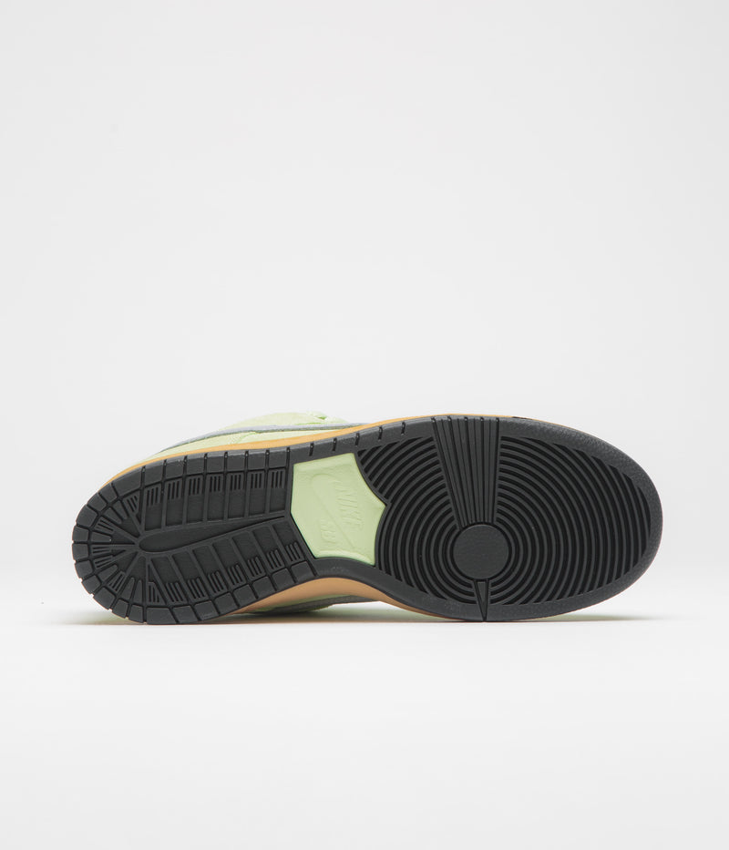 Nike SB Dunk Low Pro Premium 'Verdugo Mountain' Shoes in Pistachio Frost and Wolf Grey and Black