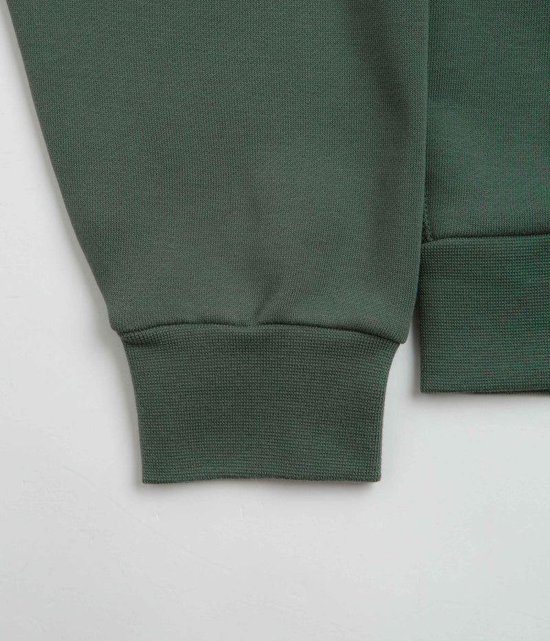 Nike SB Essential Small Logo Hoodie in Vintage Green and White
