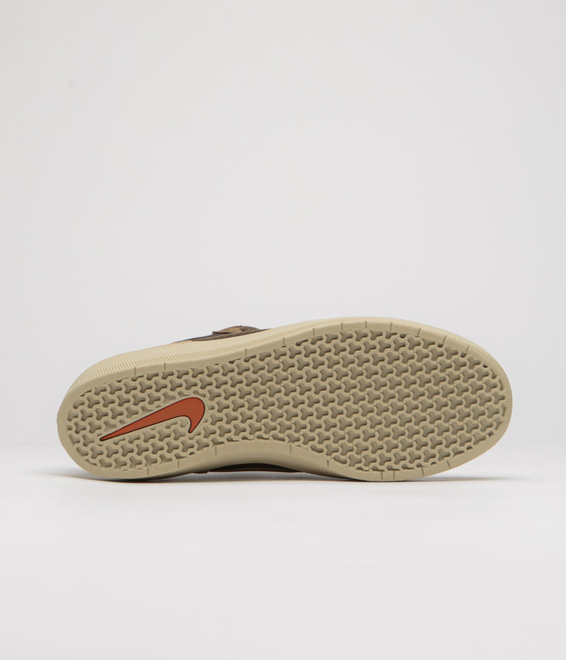 Nike SB Force 58 Shoes in Baroque Brown and Mosswood Brown