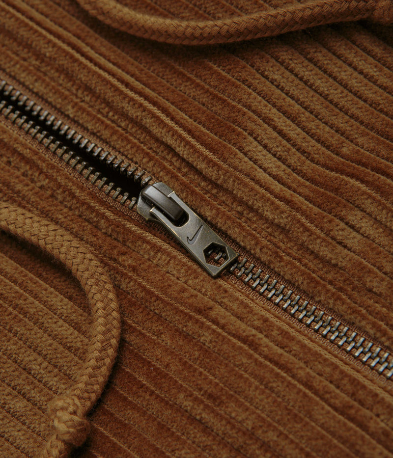Nike SB Hooded Cord Jacket in Light British Tan and Armory Navy