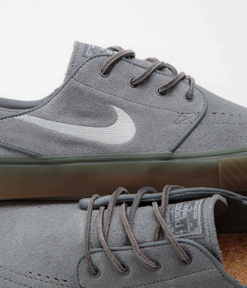 Nike SB Janoski OG+ Shoes in Cool Grey and White and Cool Grey