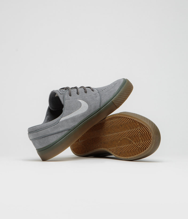 Nike SB Janoski OG+ Shoes in Cool Grey and White and Cool Grey