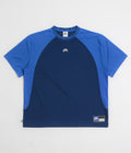 Nike SB Knit Jersey in Blue Void and Game Royal / White