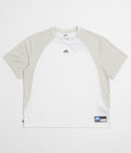 Nike SB Knit Jersey in White and Light Bone / Black