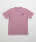 Nike SB Logo T-Shirt in Plum Dust