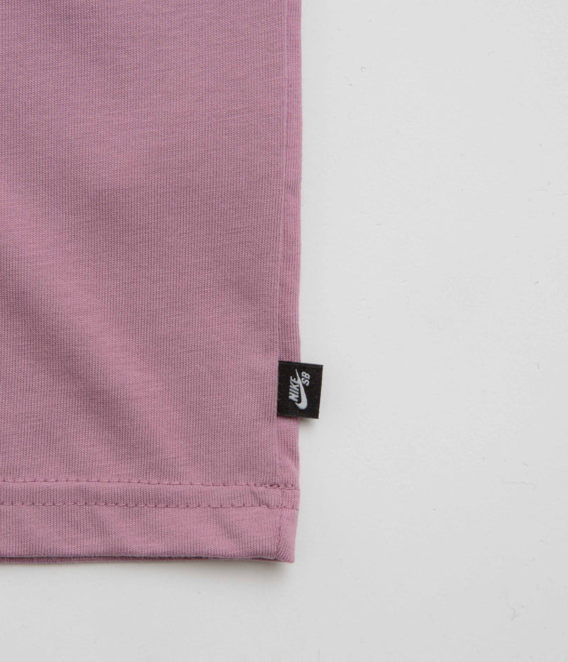 Nike SB Logo T-Shirt in Plum Dust