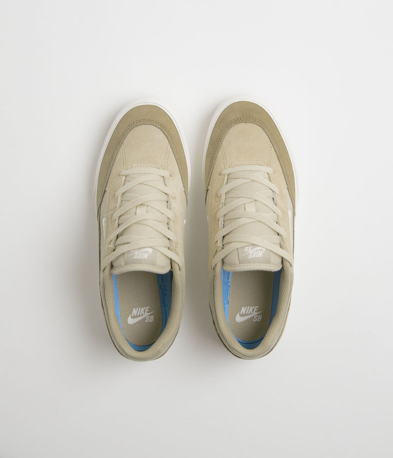 Nike SB Malor Shoes in Light Khaki and Pale Ivory and Neutral Olive