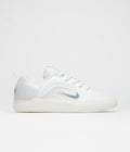 Nike SB Nyjah 4 Shoes in White and Black and White - Black