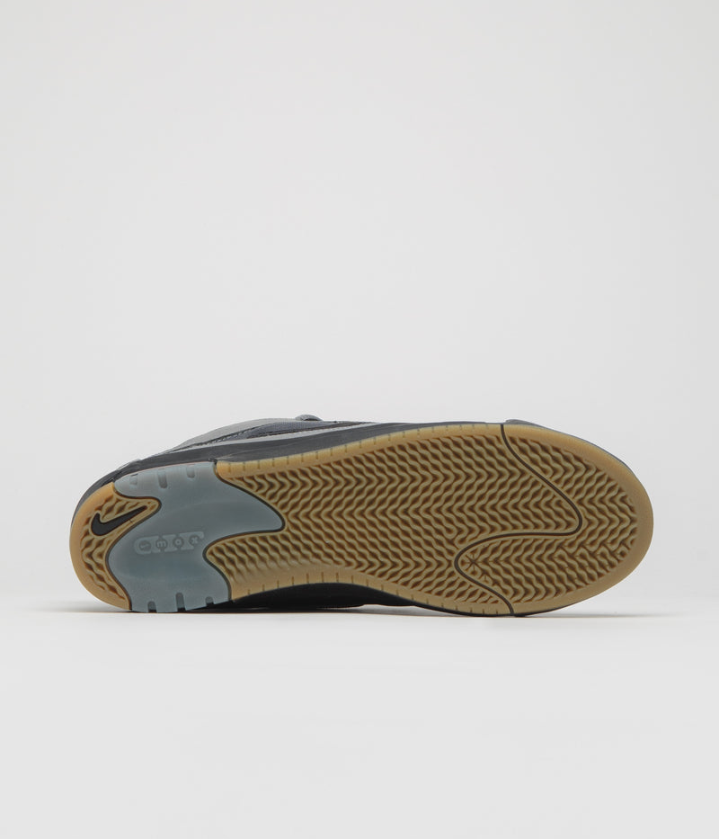 Nike SB Orange Label Air Max Ishod Shoes in Cool Grey and Black and Cool Grey - Dark Grey