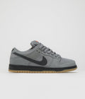 Nike SB Orange Label Dunk Low Pro Shoes in Cool Grey and Black and Cool Grey - Dark Grey