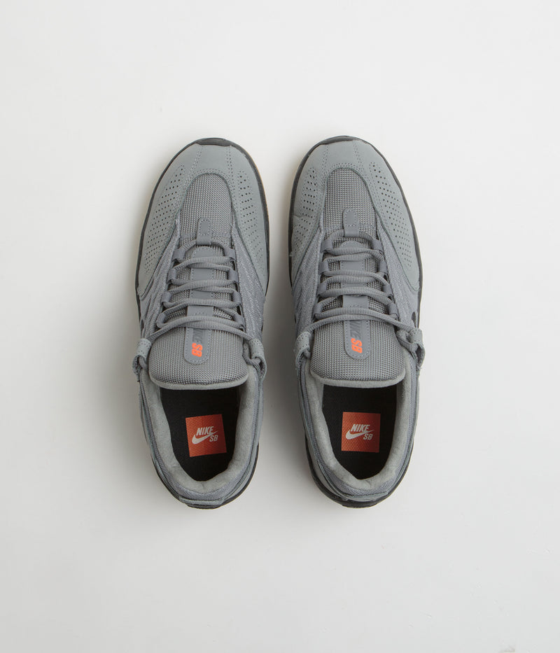Nike SB Orange Label Vertebrae Shoes in Cool Grey and Black and Cool Grey - Dark Grey