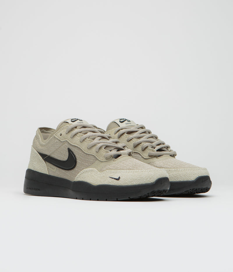 Nike SB PS8 Shoes in Light Khaki and Black and Desert Khaki - Black