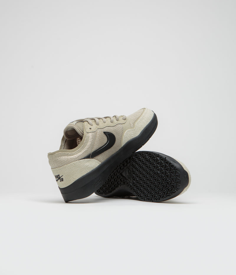 Nike SB PS8 Shoes in Light Khaki and Black and Desert Khaki - Black