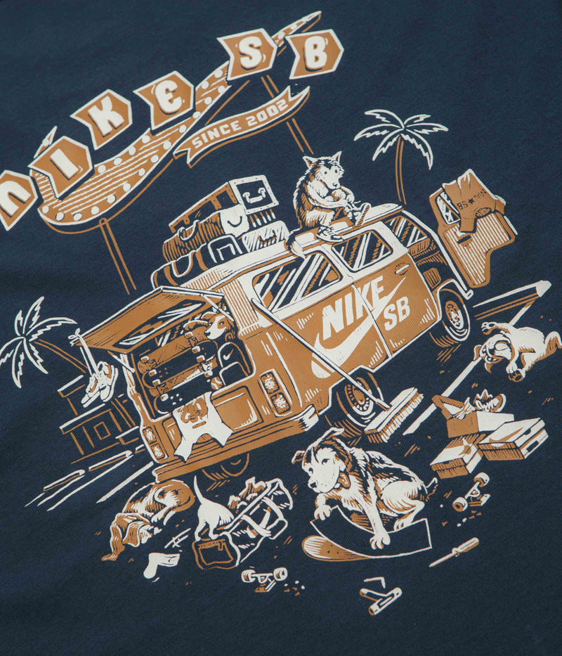 Nike SB Road Dogs T-Shirt in Armory Navy