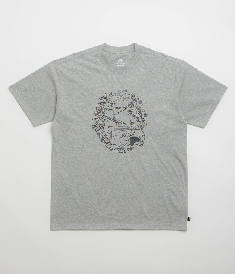 Nike SB Skatespot T-Shirt in Dark Grey Heather