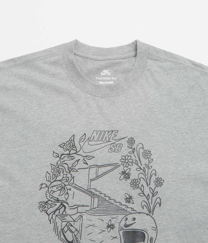 Nike SB Skatespot T-Shirt in Dark Grey Heather