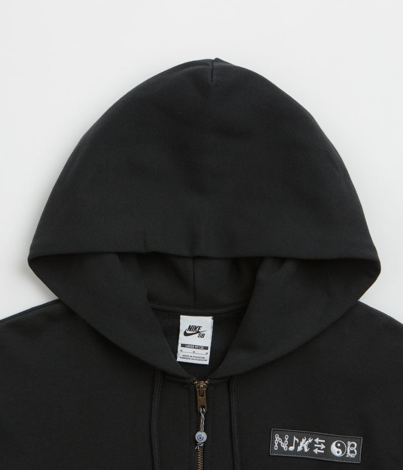 Nike SB Souvenir Full Zip Hoodie in Black