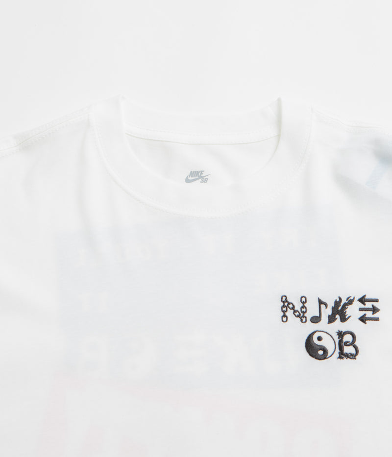 Nike SB Stickers T-Shirt in White