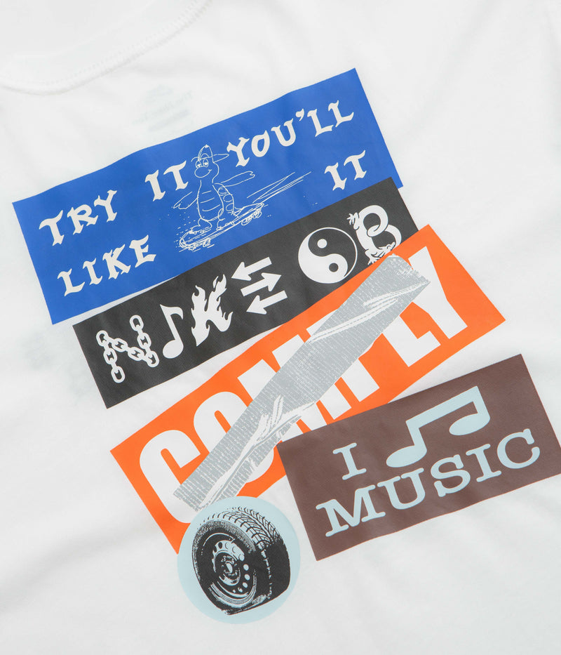 Nike SB Stickers T-Shirt in White