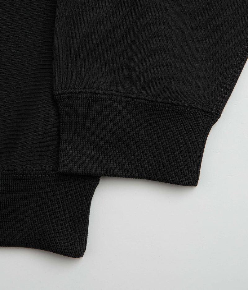 Nike Solo Swoosh Crewneck Sweatshirt in Black and White / White
