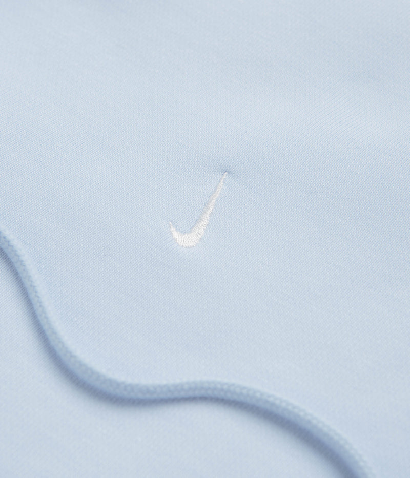 Nike Solo Swoosh Hoodie in Celestine Blue and Celestine Blue / White