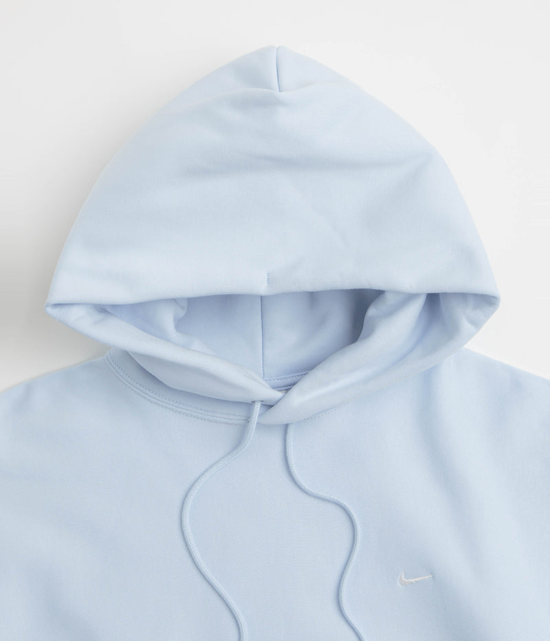 Nike Solo Swoosh Hoodie in Celestine Blue and Celestine Blue / White