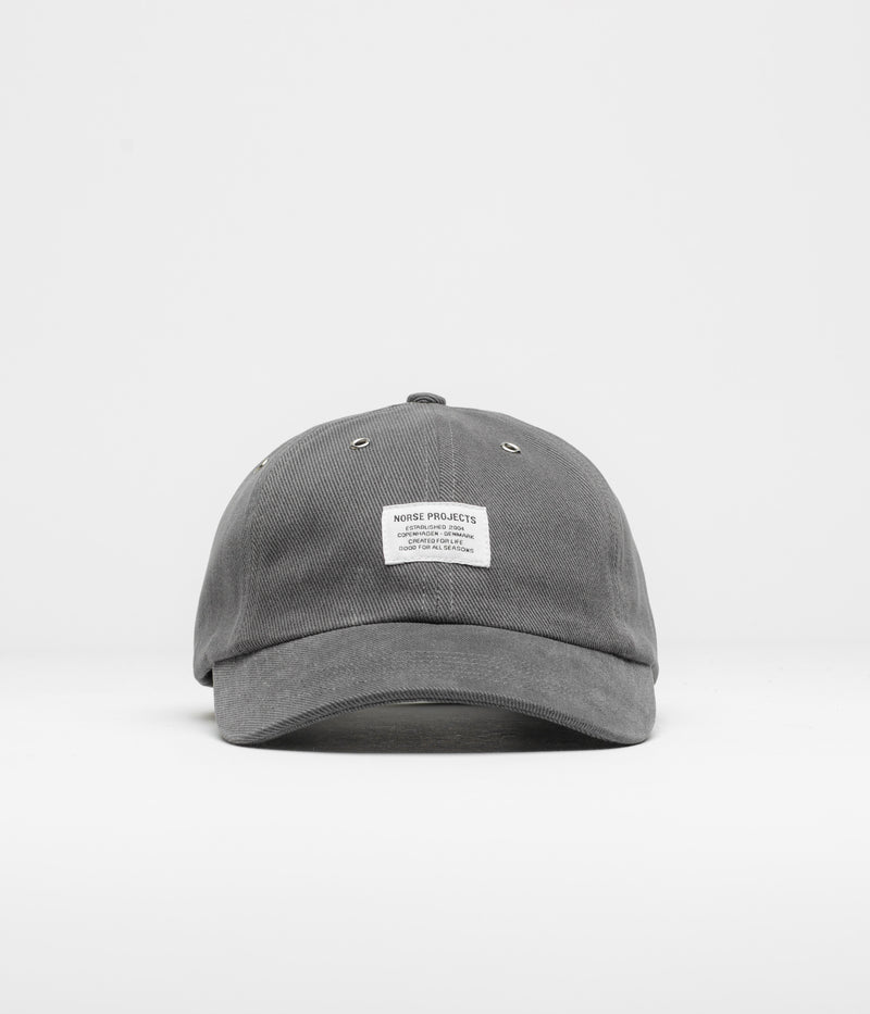 Norse Projects Bull Denim Cap in Graphite