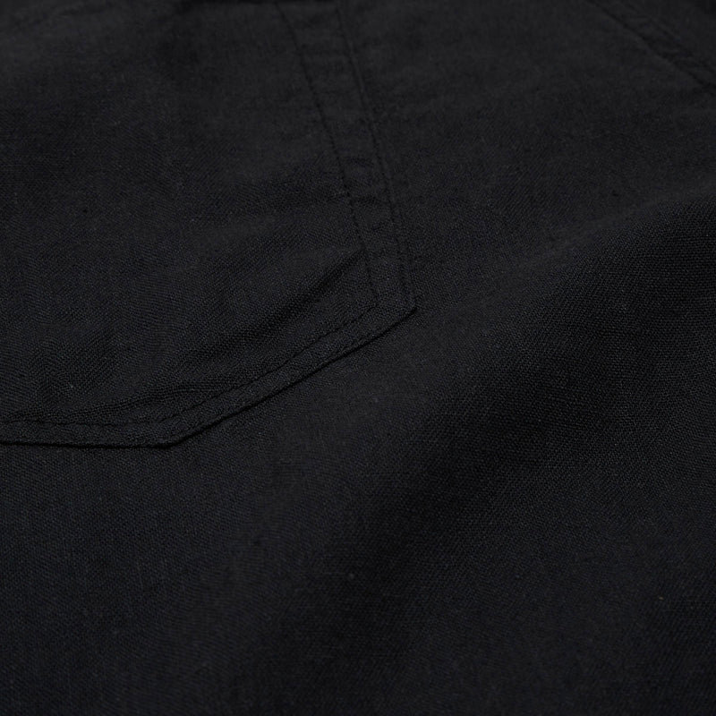 Obey Baggy Linen Devin Shorts - Black