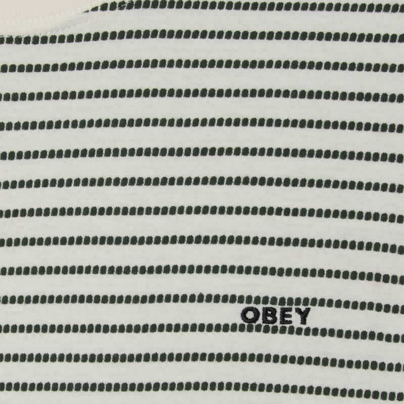 Obey Edwin Tee T-Shirt - Cream Mutli