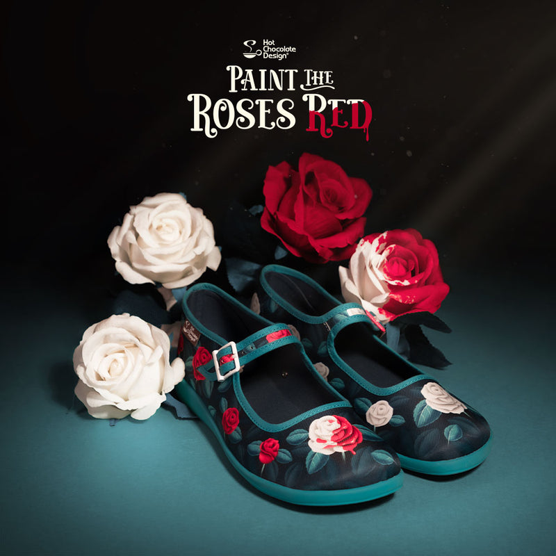 Paint The Roses Red  Women's Mary Jane Flats