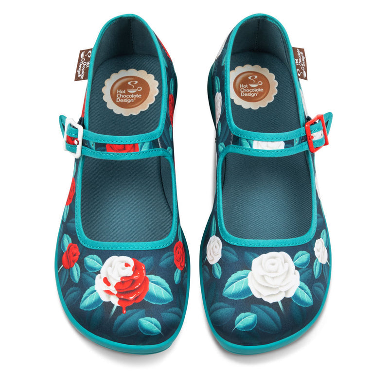 Paint The Roses Red  Women's Mary Jane Flats